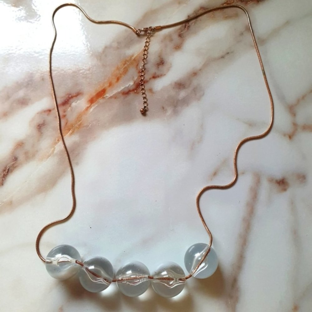 Peacock Glass Charm Bead necklace locket emerald Green silver jewellery vintage